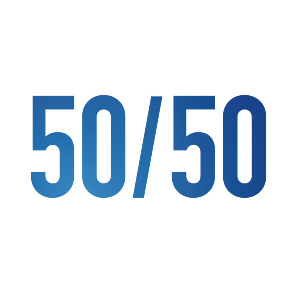 50/50